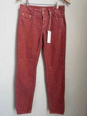 Closed Dusty Rose Corduroy Pants Size 25 NWT Made in Italy